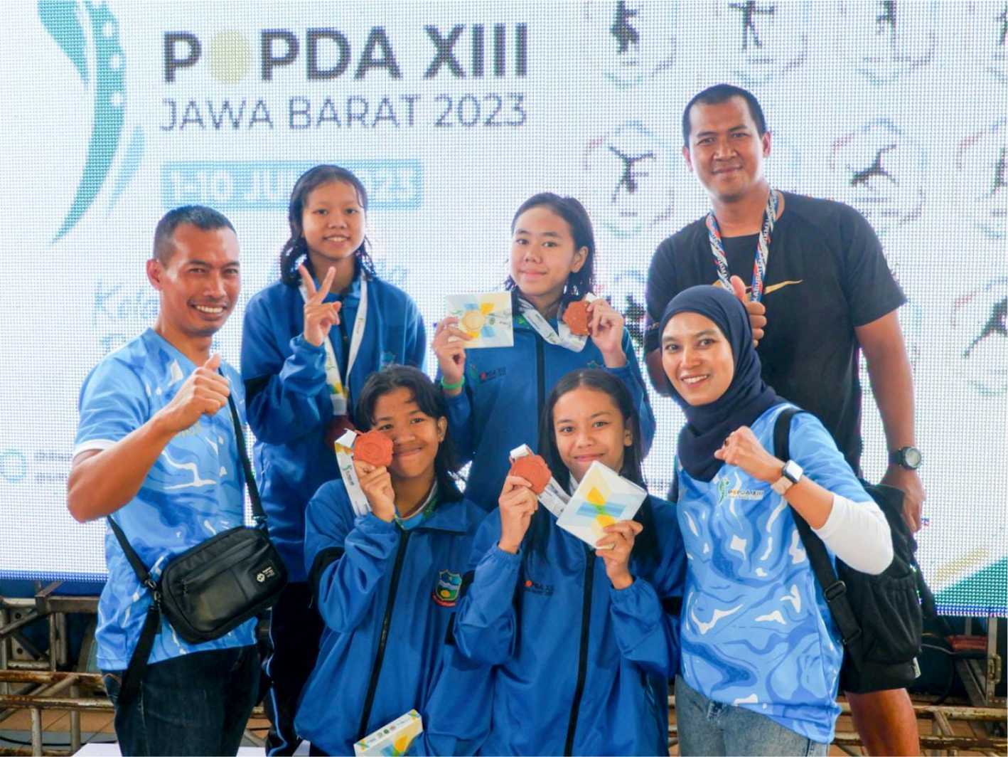 Atlet Renang Garut Raih Medali Perak dan Perunggu Kejurda POPDA XIII Jabar